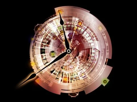 The Complicated Clockwork Stockillustratie
