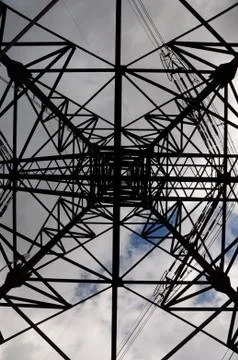 Complicated construction. Stock Photos