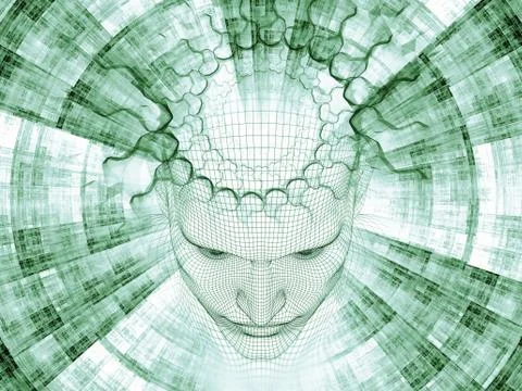 The Complicated Mind 스톡 일러스트