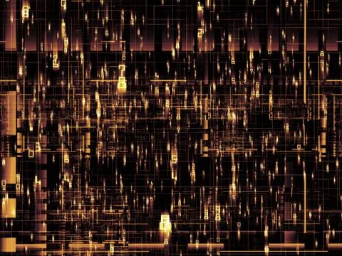 Complicated Network 스톡 일러스트