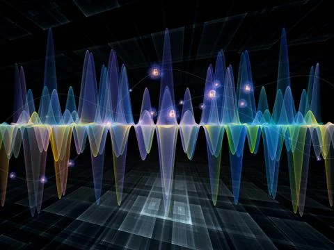 The Complicated Oscillation 스톡 일러스트