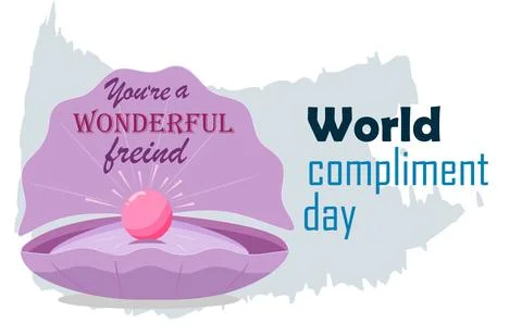 Compliment day Stock Illustration