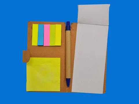 A complimentary gift consisting of a notepad, Stock Photos