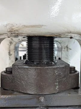 Component Assembly With Sealing Features. Industrial Environment Capturing .. Stock Photos
