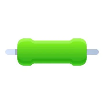 Component capacitor icon, cartoon style Stock Illustration