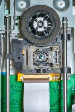 Component of CD DVD player Foto stock