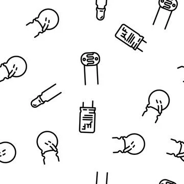 Component electronic chip vector seamless pattern イラスト素材