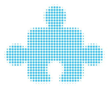 Component Halftone Icon イラスト素材