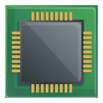 Component processor icon, cartoon style イラスト素材