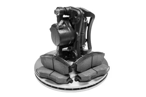 Components of the braking system of a vehicle Foto stock