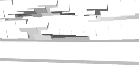 Compose and deconstruction white  Background Stock Footage 42463201