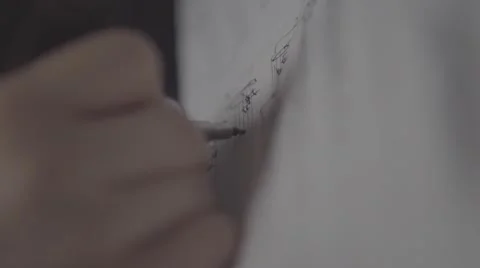 Composing music / Music sheets Stock-Footage 55344335