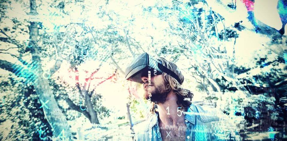 Composite 3d image of image of data Foto stock