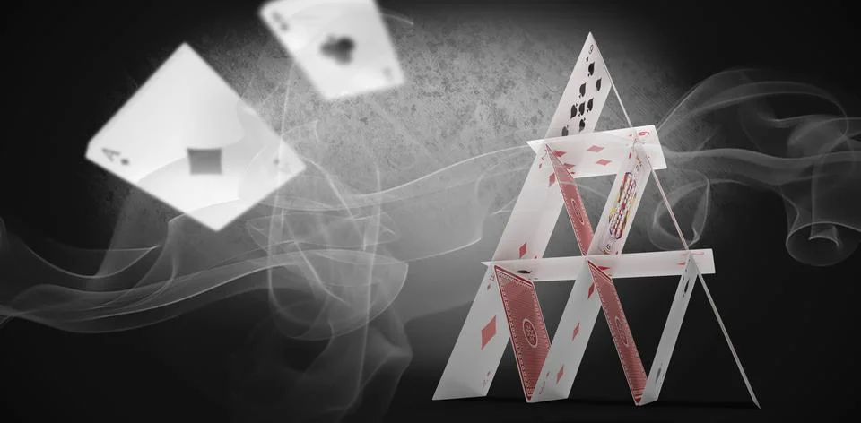 Composite 3d image of multicolored smoke against white background Stock Photos