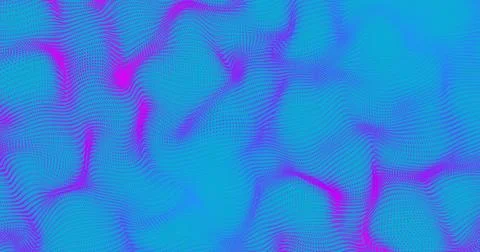 Composite of blue wave pattern moving over purple background Illustrazione stock