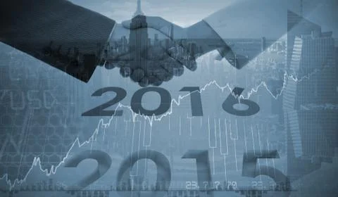 Composite image of 2016 graphic Stock Illustration