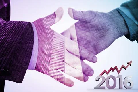 Composite image of 2016 graphic 스톡 일러스트