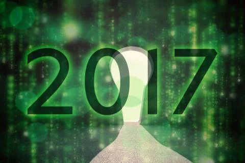 Composite image of 2017 イラスト素材