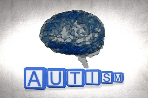 Composite image of autism building blocks イラスト素材