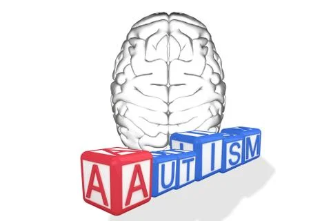Composite image of autism building blocks イラスト素材