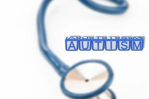 Composite image of autism building blocks Stock Illustration
