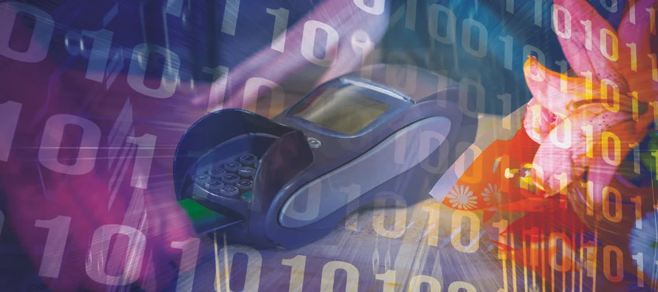 Composite image of binary code on blue circuit board 스톡 사진