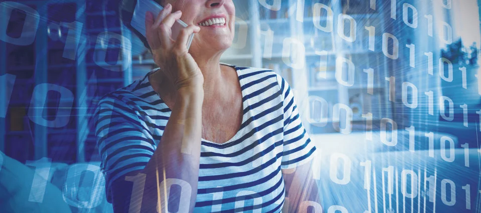 Composite image of binary code on blue circuit board 스톡 사진