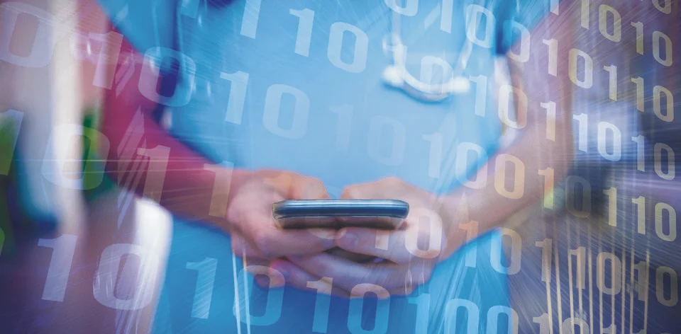 Composite image of binary code on blue circuit board 写真素材