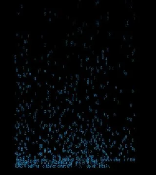 Composite image of binary codes Stock Photos