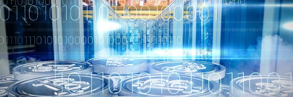 Composite image of bitcoin イラスト素材