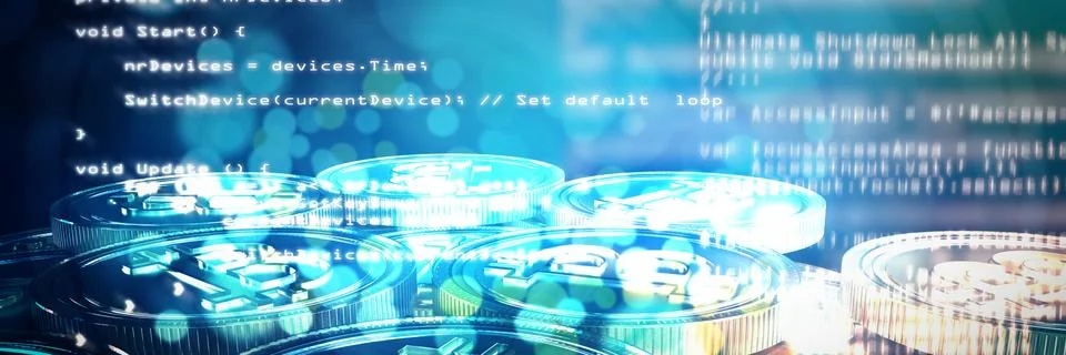 Composite image of bitcoin 写真素材