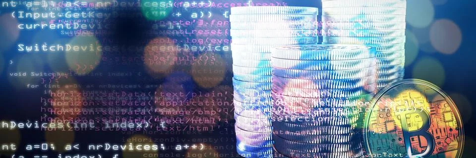 Composite image of bitcoin 写真素材