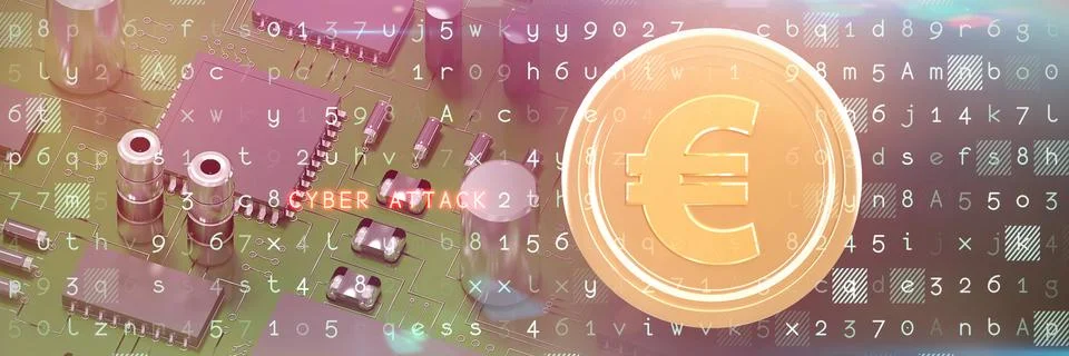 Composite image of bitcoins Stock Illustration