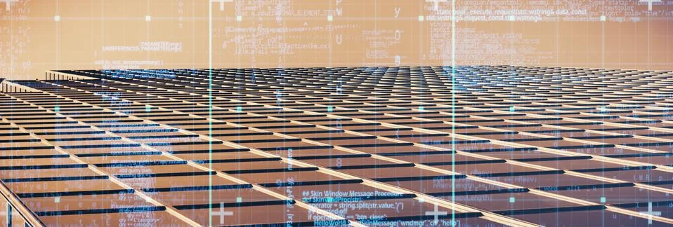 Composite image of blue data Fotos de archivo