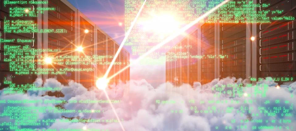 Composite image of blue programme Stock-Fotos