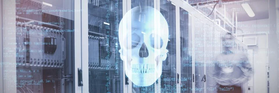 Composite image of blue programme 스톡 사진