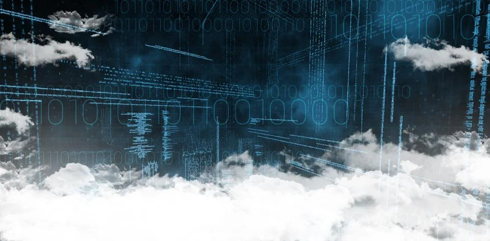 Composite image of blue sky Stock Illustration