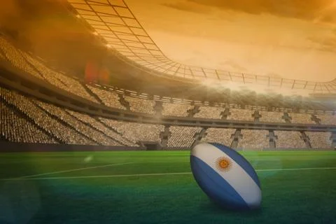 Composite image of blurry animated flare イラスト素材