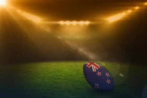 Composite image of blurry animated flare Stock Illustration
