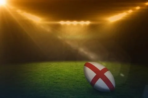 Composite image of blurry animated flare 库存插图
