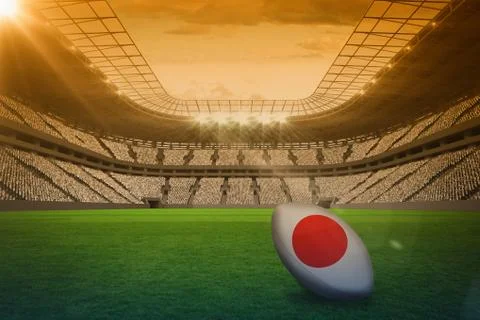 Composite image of blurry animated flare Illustrazione stock