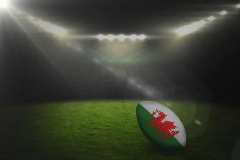Composite image of blurry animated flare Stock Illustration