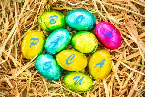 Composite image of boa pascua Stock Illustration