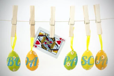 Composite image of boa pascua Stock Illustration