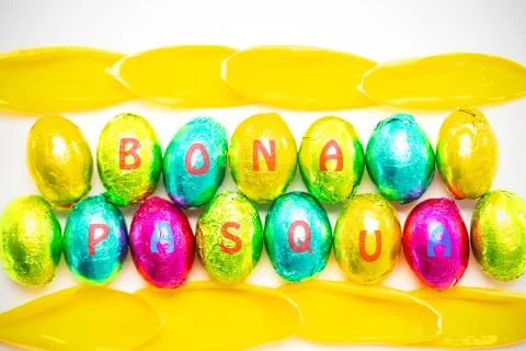 Composite image of bona pascua Stock Illustration