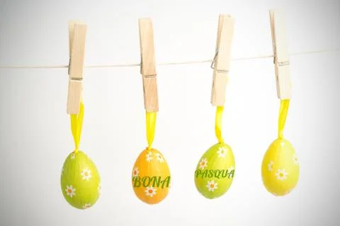 Composite image of bona pascua Stock Illustration