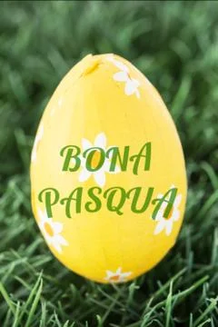Composite image of bona pascua Stock Illustration