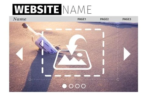 Composite image of build site interface 库存照片