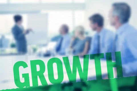 Composite image of business interface with graphs and data Stock Photos