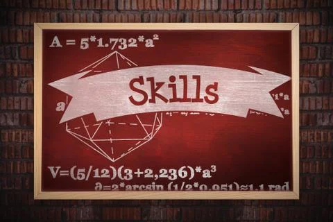 Composite image of chalkboard Stock Photos